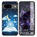 Funda Silicona para Google Pixel 8 5G diseño Libro Cuentos Dibujos
