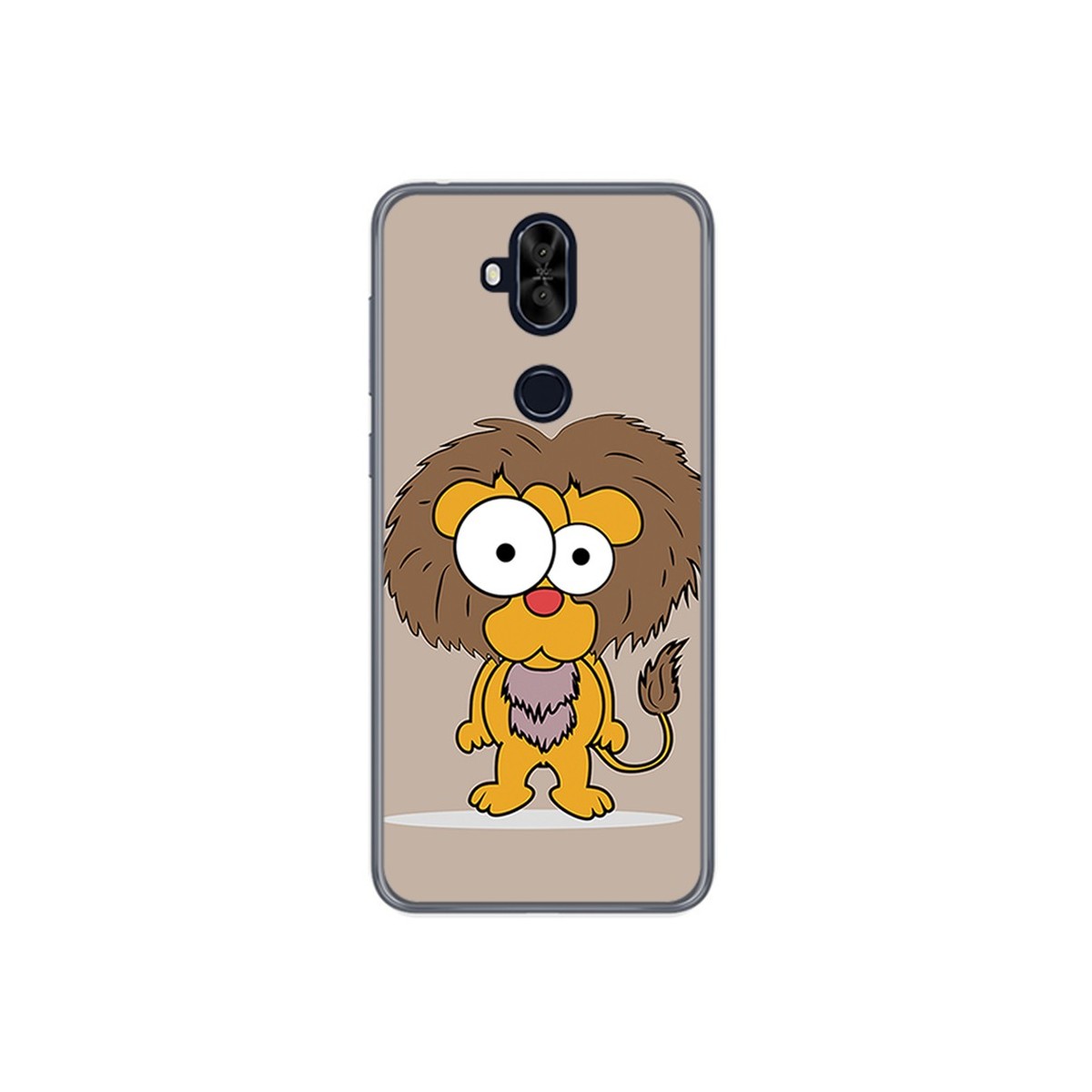 Funda Gel Tpu para Asus Zenfone 5 Lite Zc600Kl Diseño Leon Dibujos