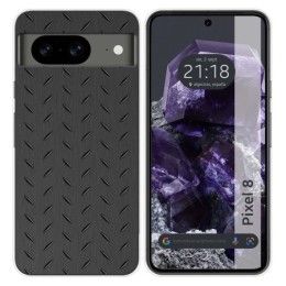 Funda Silicona para Google Pixel 8 5G diseño Metal Dibujos