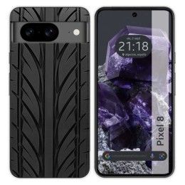 Funda Silicona para Google Pixel 8 5G diseño Neumatico Dibujos