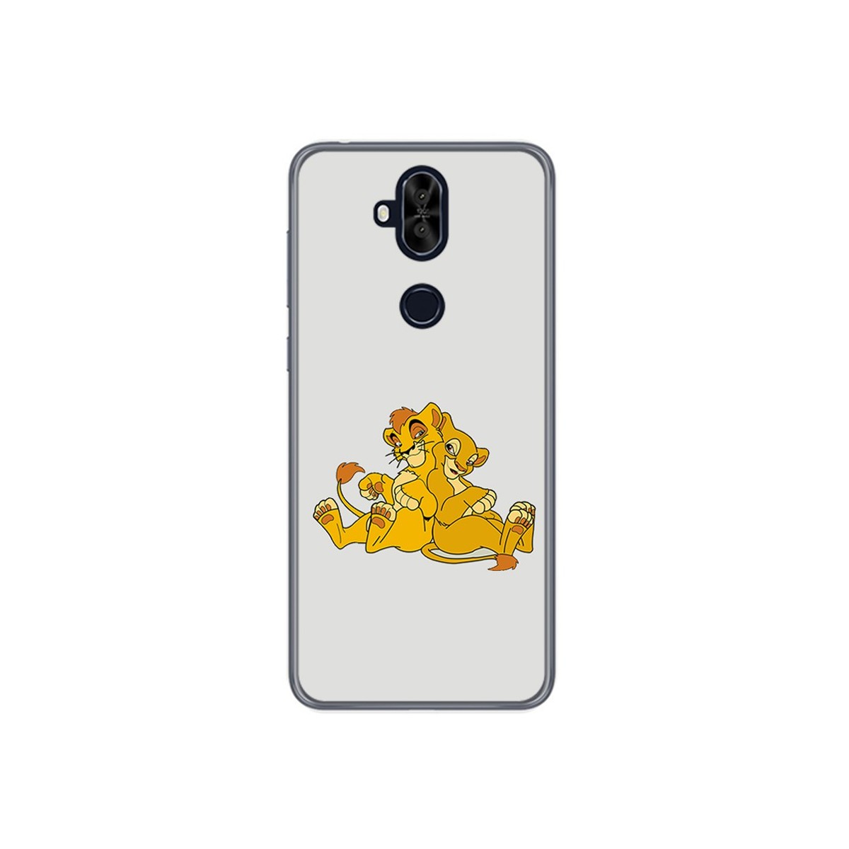 Funda Gel Tpu para Asus Zenfone 5 Lite Zc600Kl Diseño Leones Dibujos