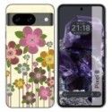 Funda Silicona para Google Pixel 8 5G diseño Primavera En Flor Dibujos