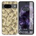 Funda Silicona para Google Pixel 8 5G diseño Sand Camuflaje Dibujos