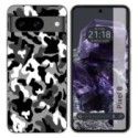 Funda Silicona para Google Pixel 8 5G diseño Snow Camuflaje Dibujos