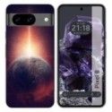 Funda Silicona para Google Pixel 8 5G diseño Tierra Dibujos