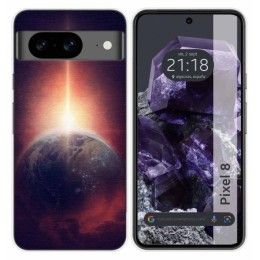 Funda Silicona para Google Pixel 8 5G diseño Tierra Dibujos