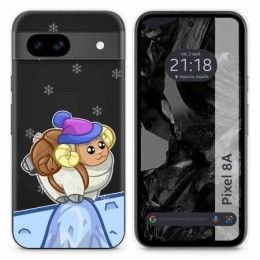 Funda Silicona Transparente para Google Pixel 8a 5G diseño Cabra Dibujos