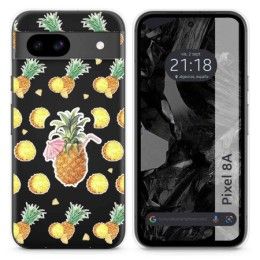 Funda Silicona Transparente para Google Pixel 8a 5G diseño Piña Dibujos