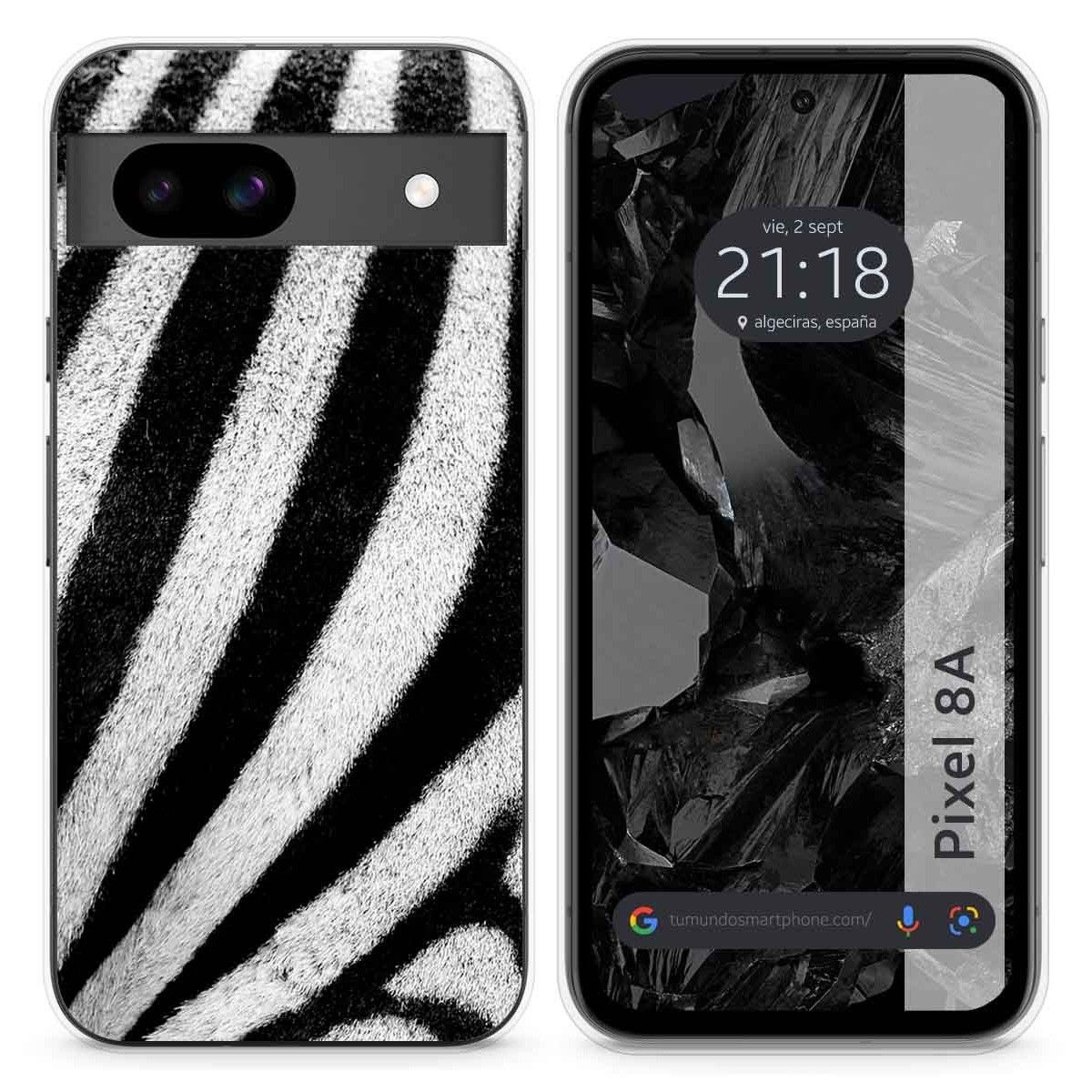 Funda Silicona para Google Pixel 8a 5G diseño Animal 02 Dibujos