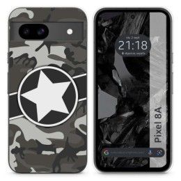 Funda Silicona para Google Pixel 8a 5G diseño Camuflaje 02 Dibujos