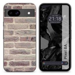 Funda Silicona para Google Pixel 8a 5G diseño Ladrillo 01 Dibujos