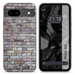 Funda Silicona para Google Pixel 8a 5G diseño Ladrillo 02 Dibujos