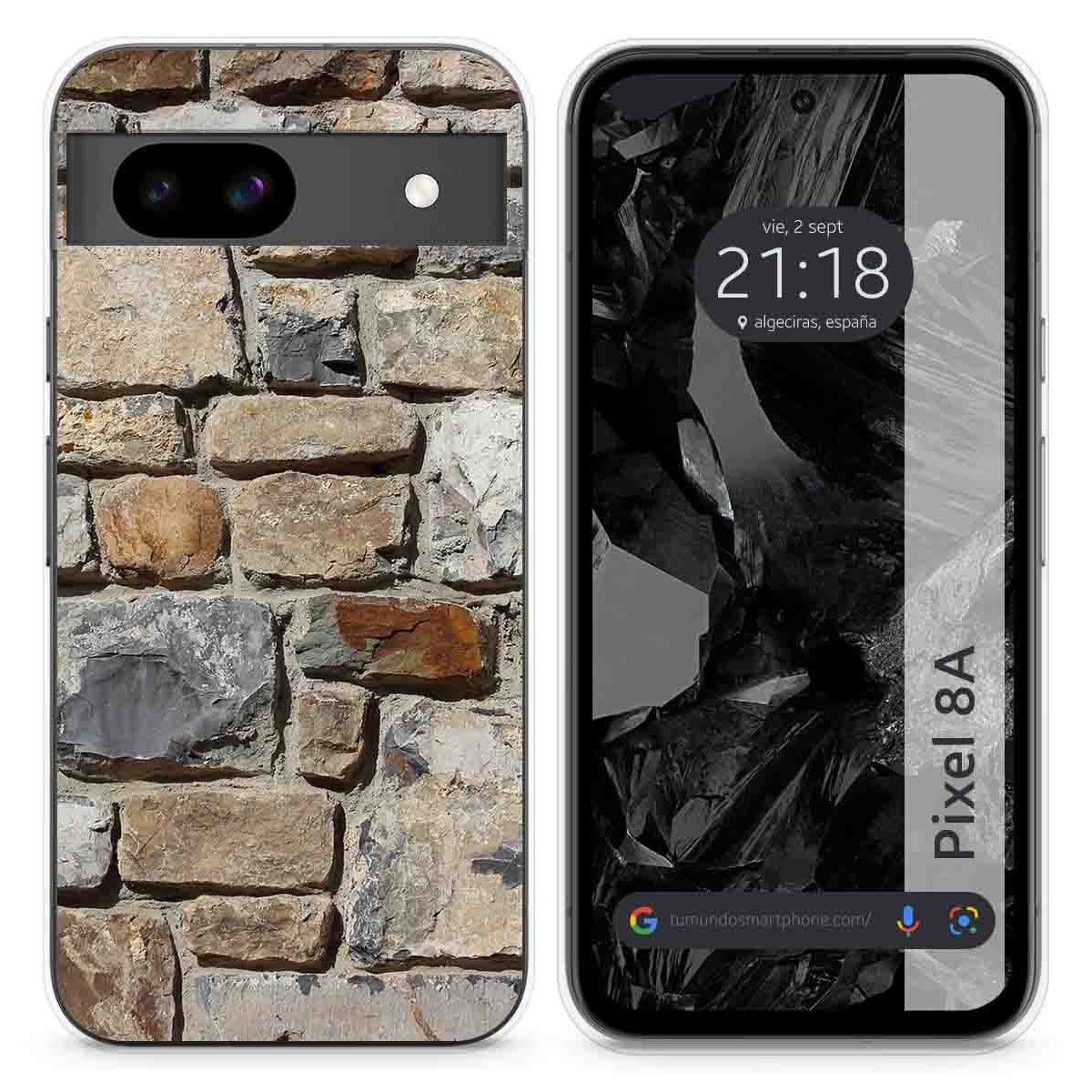 Funda Silicona para Google Pixel 8a 5G diseño Ladrillo 03 Dibujos