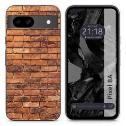 Funda Silicona para Google Pixel 8a 5G diseño Ladrillo 04 Dibujos