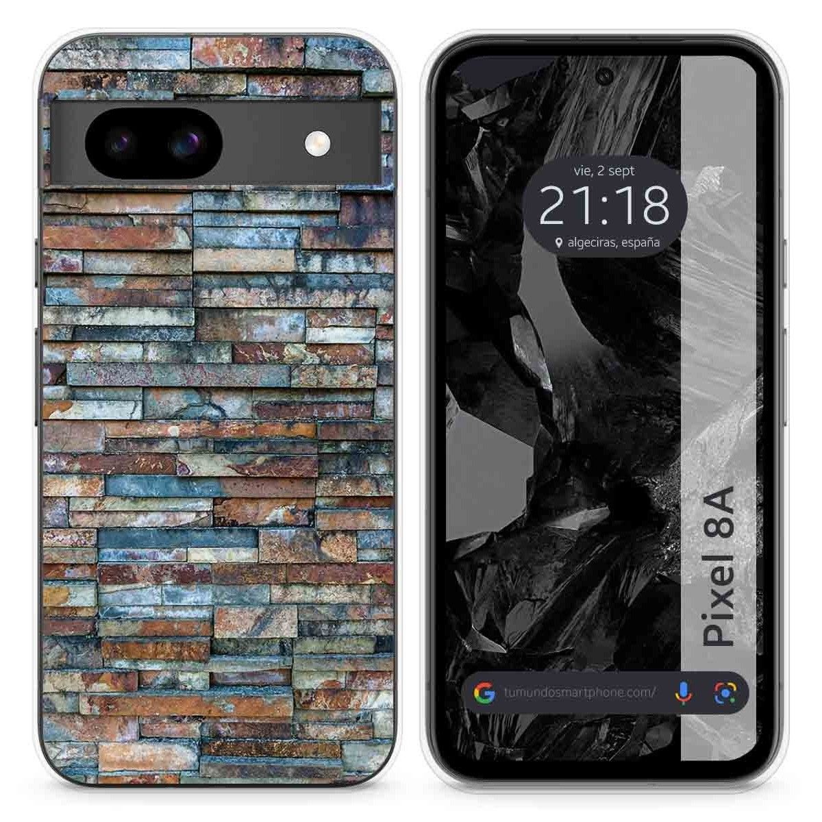Funda Silicona para Google Pixel 8a 5G diseño Ladrillo 05 Dibujos