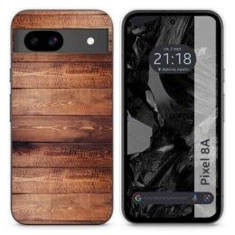 Funda Silicona para Google Pixel 8a 5G diseño Madera 02 Dibujos