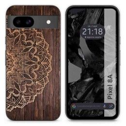 Funda Silicona para Google Pixel 8a 5G diseño Madera 06 Dibujos