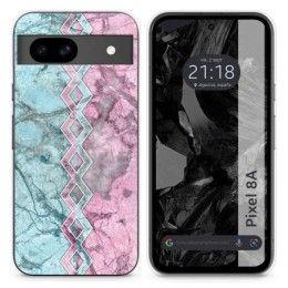 Funda Silicona para Google Pixel 8a 5G diseño Mármol 08 Dibujos