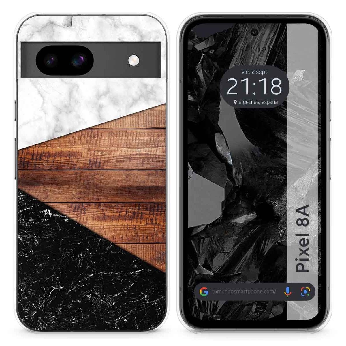 Funda Silicona para Google Pixel 8a 5G diseño Mármol 11 Dibujos