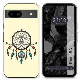 Funda Silicona para Google Pixel 8a 5G diseño Atrapasueños Dibujos