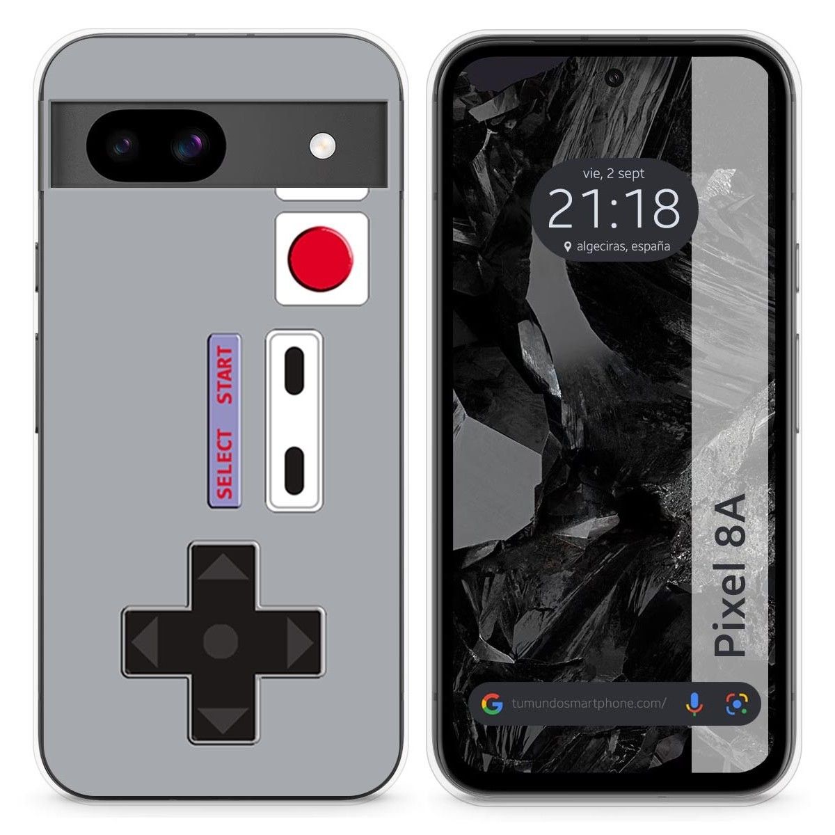 Funda Silicona para Google Pixel 8a 5G diseño Consola Dibujos