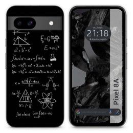 Funda Silicona para Google Pixel 8a 5G diseño Formulas Dibujos