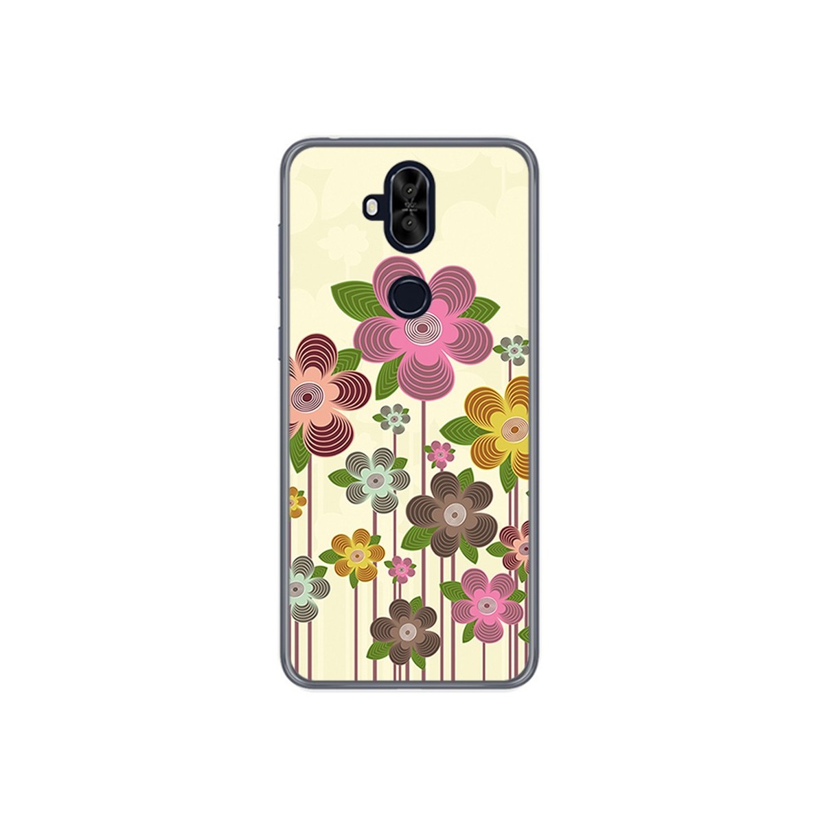 Funda Gel Tpu para Asus Zenfone 5 Lite Zc600Kl Diseño Primavera En Flor Dibujos
