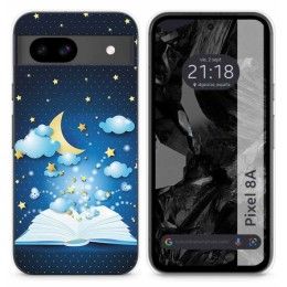 Funda Silicona para Google Pixel 8a 5G diseño Libro Cuentos Dibujos