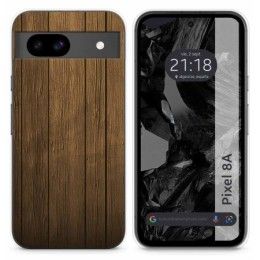 Funda Silicona para Google Pixel 8a 5G diseño Madera Dibujos