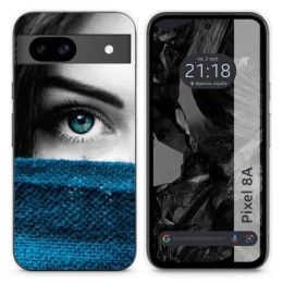 Funda Silicona para Google Pixel 8a 5G diseño Ojo Dibujos