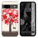 Funda Silicona para Google Pixel 8a 5G diseño Pajaritos Dibujos