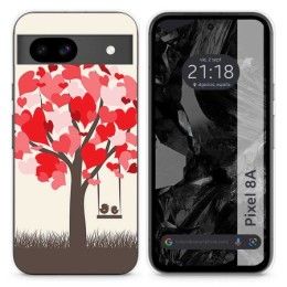 Funda Silicona para Google Pixel 8a 5G diseño Pajaritos Dibujos