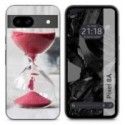 Funda Silicona para Google Pixel 8a 5G diseño Reloj Dibujos