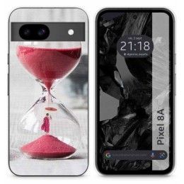 Funda Silicona para Google Pixel 8a 5G diseño Reloj Dibujos