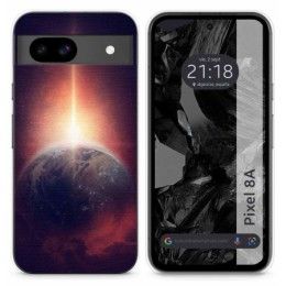 Funda Silicona para Google Pixel 8a 5G diseño Tierra Dibujos