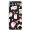 Funda Silicona Antigolpes para Nothing CMF Phone 1 diseño Cerdos Dibujos