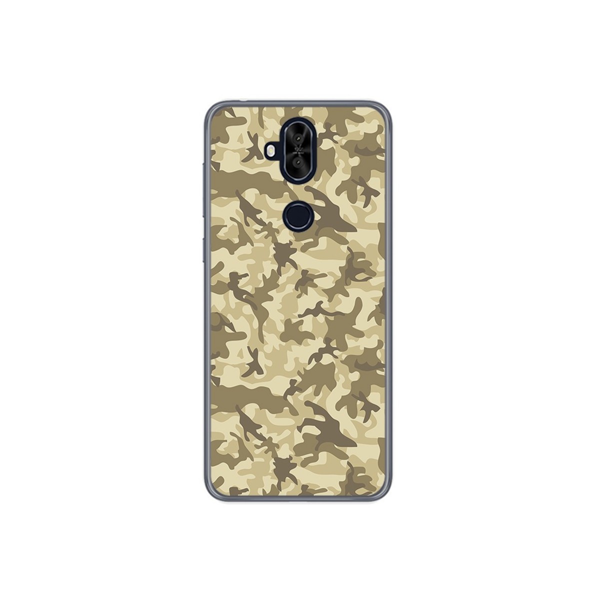 Funda Gel Tpu para Asus Zenfone 5 Lite Zc600Kl Diseño Sand Camuflaje Dibujos