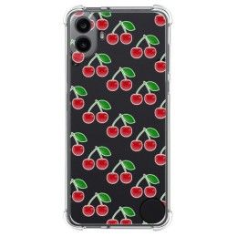 Funda Silicona Antigolpes para Nothing CMF Phone 1 diseño Cerezas Dibujos