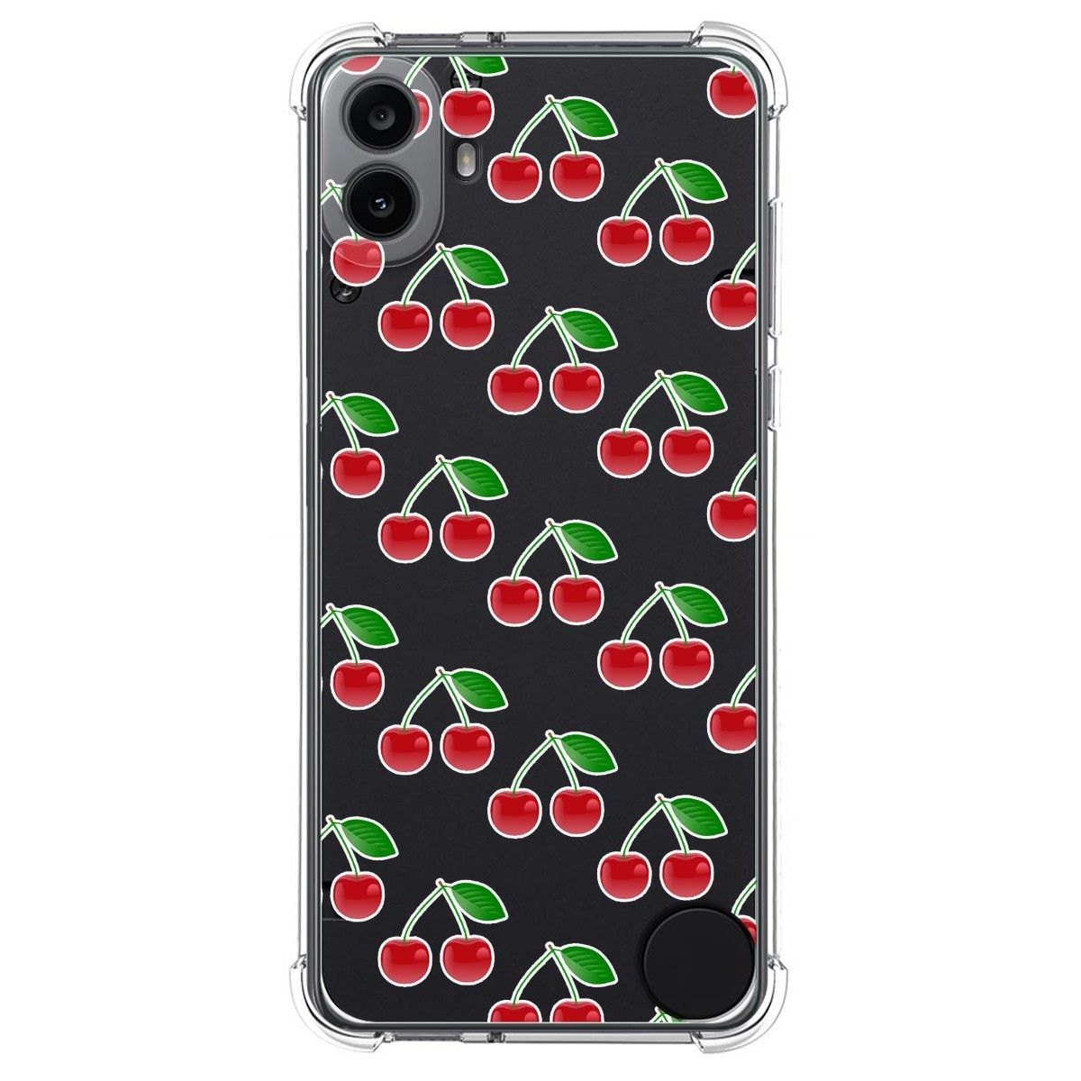 Funda Silicona Antigolpes para Nothing CMF Phone 1 diseño Cerezas Dibujos