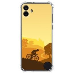 Funda Silicona Antigolpes para Nothing CMF Phone 1 diseño Ciclista Dibujos