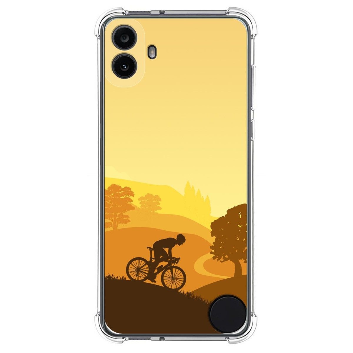 Funda Silicona Antigolpes para Nothing CMF Phone 1 diseño Ciclista Dibujos