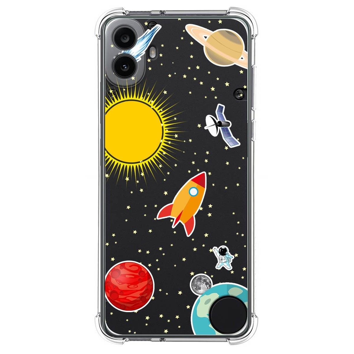 Funda Silicona Antigolpes para Nothing CMF Phone 1 diseño Espacio Dibujos