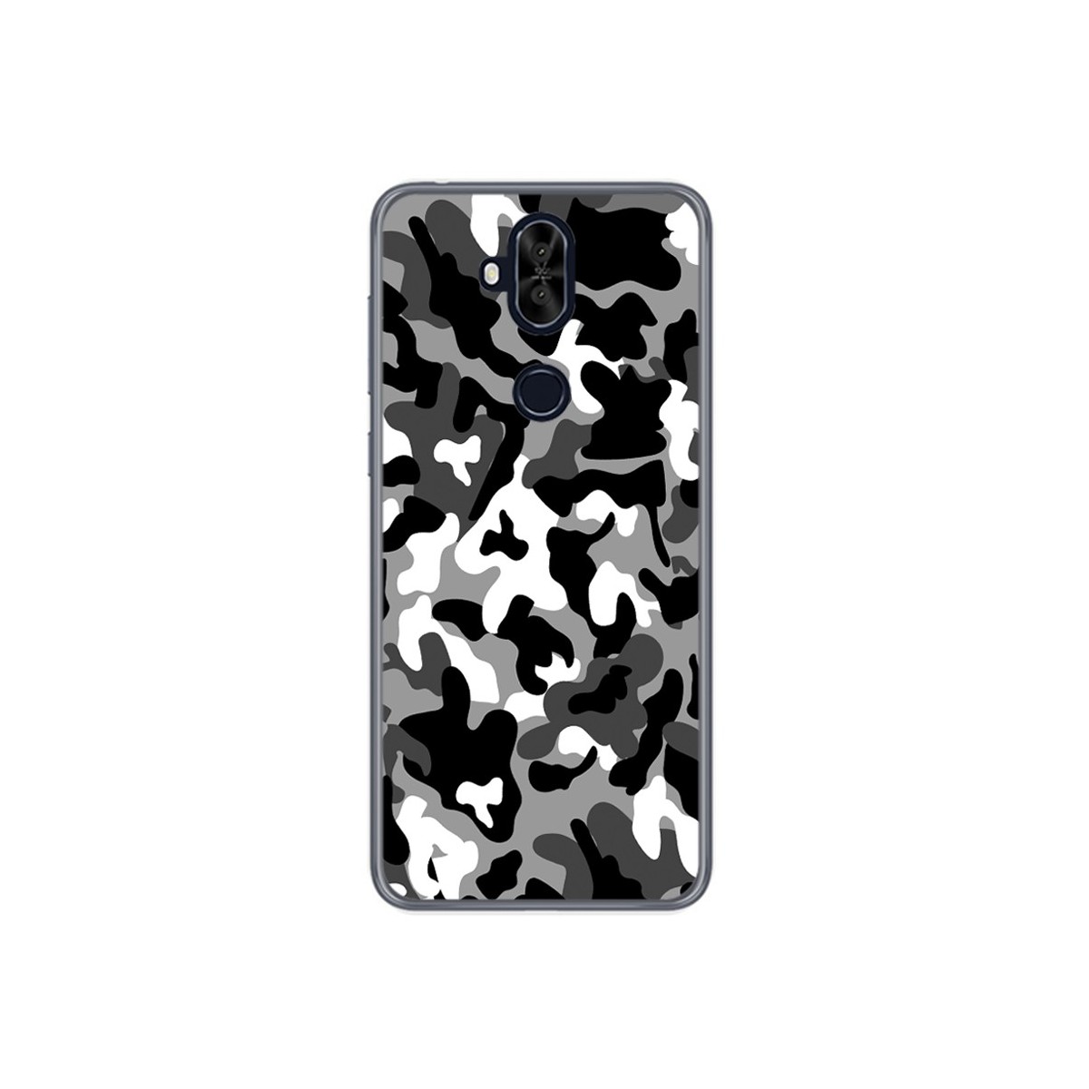 Funda Gel Tpu para Asus Zenfone 5 Lite Zc600Kl Diseño Snow Camuflaje Dibujos
