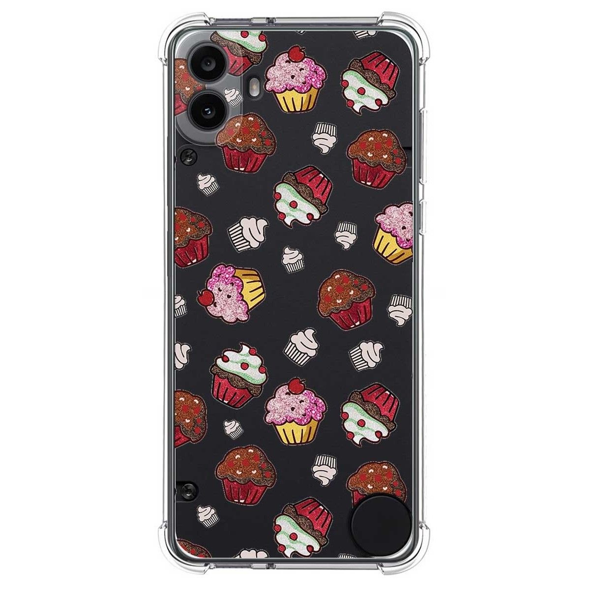 Funda Silicona Antigolpes para Nothing CMF Phone 1 diseño Muffins Dibujos