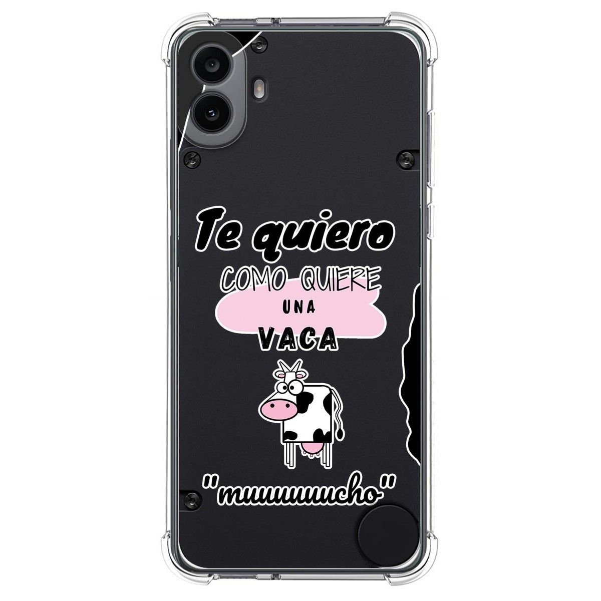 Funda Silicona Antigolpes para Nothing CMF Phone 1 diseño Vaca Dibujos