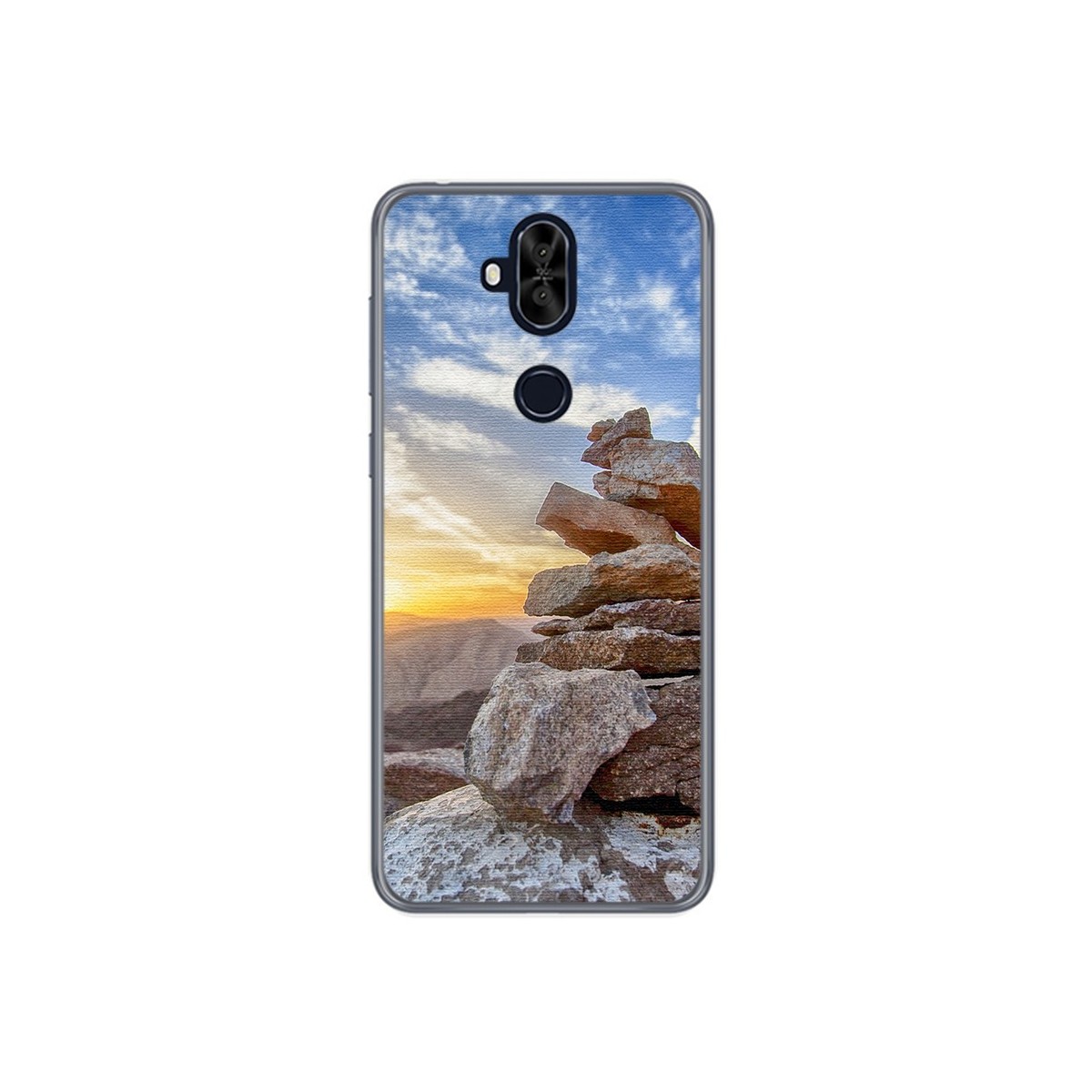 Funda Gel Tpu para Asus Zenfone 5 Lite Zc600Kl Diseño Sunset Dibujos