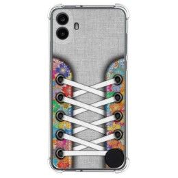 Funda Silicona Antigolpes para Nothing CMF Phone 1 diseño Zapatillas 04 Dibujos