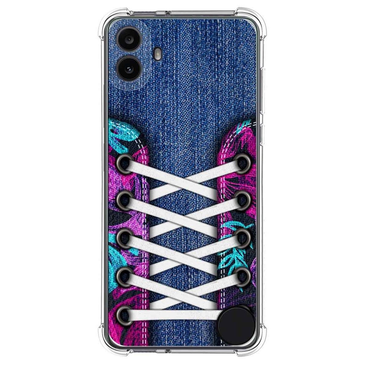 Funda Silicona Antigolpes para Nothing CMF Phone 1 diseño Zapatillas 06 Dibujos