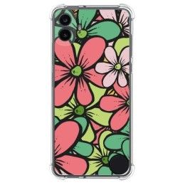 Funda Silicona Antigolpes para Nothing CMF Phone 1 diseño Flores 02 Dibujos