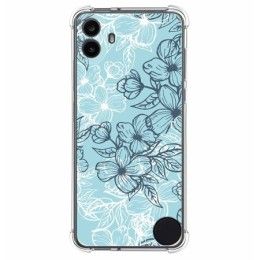 Funda Silicona Antigolpes para Nothing CMF Phone 1 diseño Flores 03 Dibujos